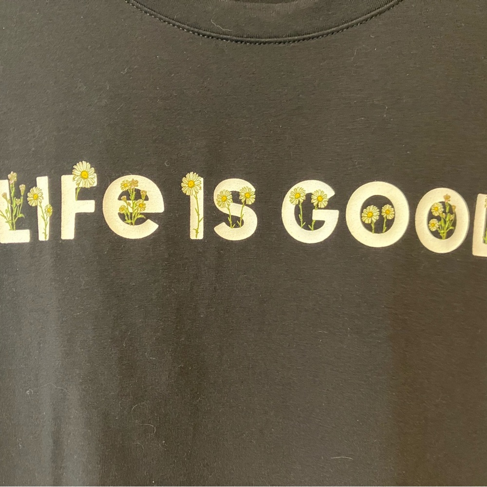 Life is Good Black Long Sleeve